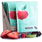 Yuve Vegan Protein Powder with Superfoods - Award Winning Taste - Complete Nutritional Shake - Natural Greens, Plant Based, Non-GMO, Gluten, Dairy, Soy & Lactose Free (Chocolate) 10-Pack(35.5g)