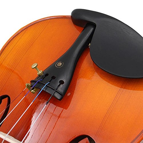 NEW 4/4-3/4 Black Big Adult Ebony Violin Tailpiece with Copper Fine-Tuning For Professional Violin Use Parts & Accessories