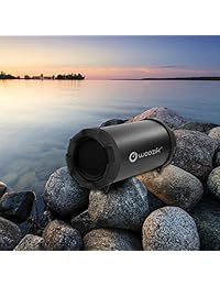 Woozik S213 Mini Altavoz Portátil Bluetooth Hi Fi Bluetooth Altavoz con Luces LED de Baile, Radio FM, Tarjeta SD, MP3