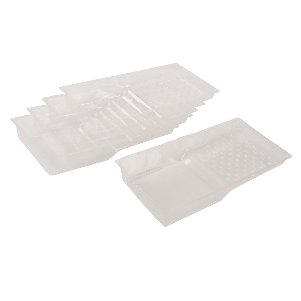 Silverline Disposable Roller Tray Liner 5pk 100mm (450193)