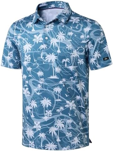 Amazon.com: Obla Mens Golf Polo Shirts Short Sleeve Dry Fit