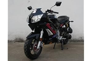 SMARTDEALSNOW Upgraded 150cc Scooter Vitacci ROMA150 Sports Bike Automatic CVT 150cc Street Scooter Bike 150cc Motorcycle Roketa Hornet 150 (Black)