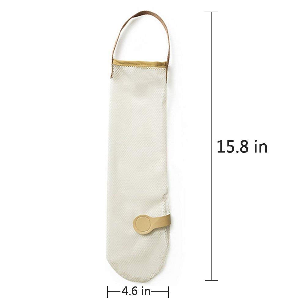 Danolt Bolsas de Productos Reutilizables 3 PCS Bolsa de Malla