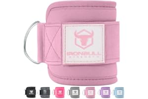 Women's Ankle Strap for Cable Machines & Resistance Bands: Gym & Home Workout Cuff Attachment for Leg Extensions, Kickbacks, 