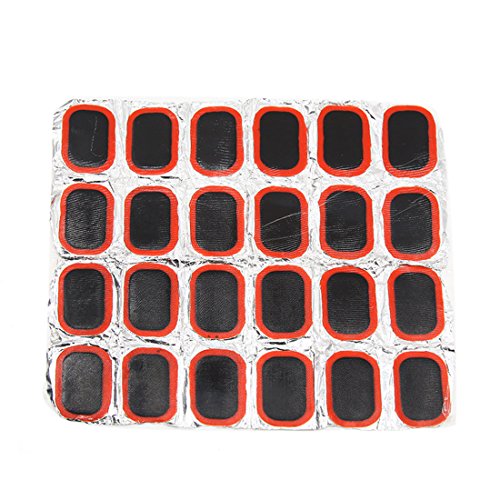 uxcell 24Pcs Universal Tyre Puncture Patches Patch Tire Repair Tool 32 x 25mm for Car Bicycle
