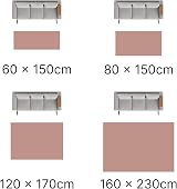 Sienna Blush Pink Rug 80x150cm Anti-Slip Plush Shaggy Bedroom Living Room view 7