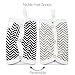Kaydee Baby Organic Cotton Reversible Teething Chew Pads w/Organic Fleece Inner Lining for Baby Carriers for Girls and Boys - 2 Pack - Variety of Options Available (Chevron)