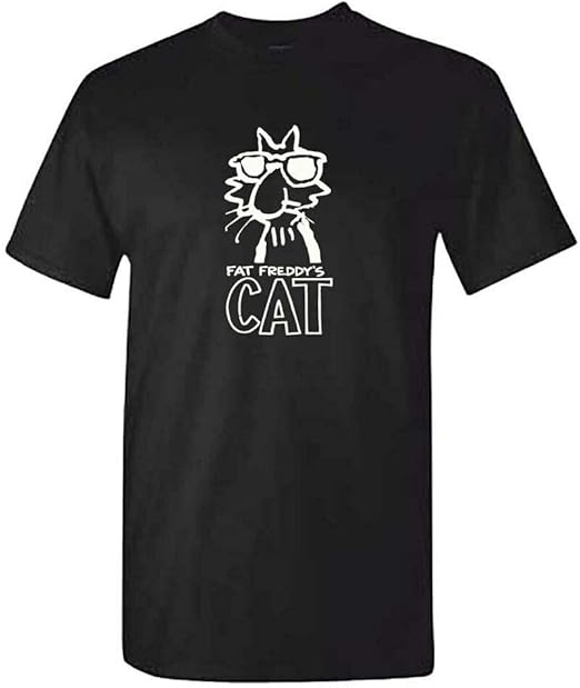 YUANFENG Fat Freddy�s Cat Men�s Tshirt Fabulous Furry