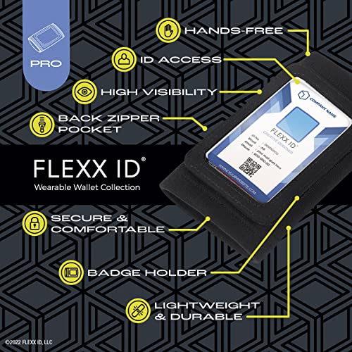 FLEXX ID PRO ID Badge Holder with RFIDEnabled Clear Window for Quick