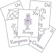 Therapro Raised Line Alphabet Coloring Sheets 26 Sheets