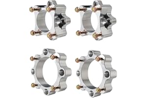 Raptor 125, 250, 350,660, 700, 2-4/115 Rear Wheel Spacers 2-4/156 front spacers. Fits all years. Adds 4" in rear, 3" in front. AnodizedBillet aluminum. Armat, by Alba Racing