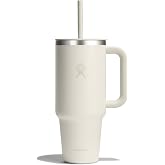 Hydro Flask 40 Oz Travel Tumbler with Handle, Lid and Straw - Insulated Stainless Steel in 40 Oz Ivory