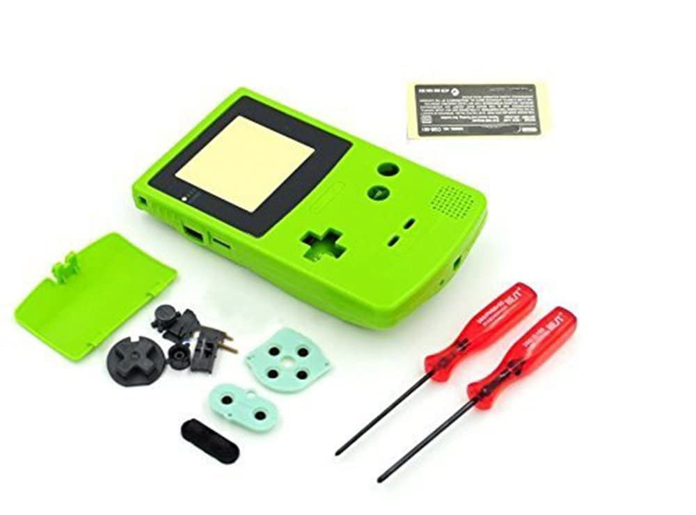 Perfect Part Replacement Full Housing Shell Case Cover For Gameboy Color GBC - Lime Green
