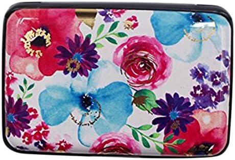 Tenshing Credit Card or ID Case / Wallet ,Credit Card Holder for Women or Men,Blocking Credit Card Protector๏ผMulticolour(Colour 2)