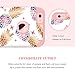 BENTOBEN iPhone 6 Plus Case, iPhone 6S Plus Case, Pineapple Dual Layer Protective Glossy Phone Case Cover, White/Rose Gold