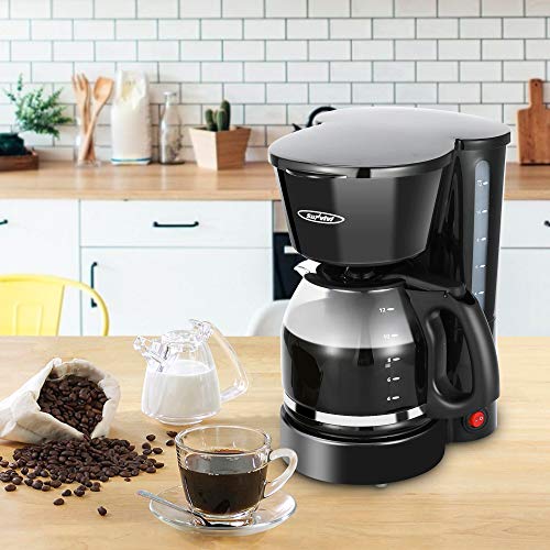 12 cup Coffee Maker, Drip Coffee Machine With Glass Coffee Pot ,Keep