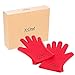 X-Chef Silicone Oven Gloves, Heat Resistant Silicone Oven Mitts, Kitchen Cooking Gloves with Cotton Lining, Silicone Gloves for BBQ Baking Grilling, Dishwasher Safe