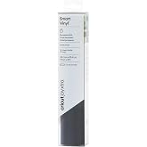 Cricut Joy Xtra Smart Vinyl - Permanent, Water &amp; UV Resistant, Fade-Proof Adhesive Vinyl for Creating Decals, Outdoor DIY Projects, Ideal Sticker Vinyl for Mailboxes, Bottles, &amp; More, Black (3 ft)