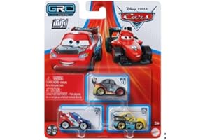 Disney Cars Mini Racers 3 Pack (Grc Racers 3 Raoul CaRoule, Max Schnell and Cruz Ramirez)