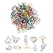 Cute Paper Clips – 100-Pack Metal Shaped Paper Clips, 1.25-Inch Bookmark Clips in 10 Designs Random Colors, Gag Office Supplies