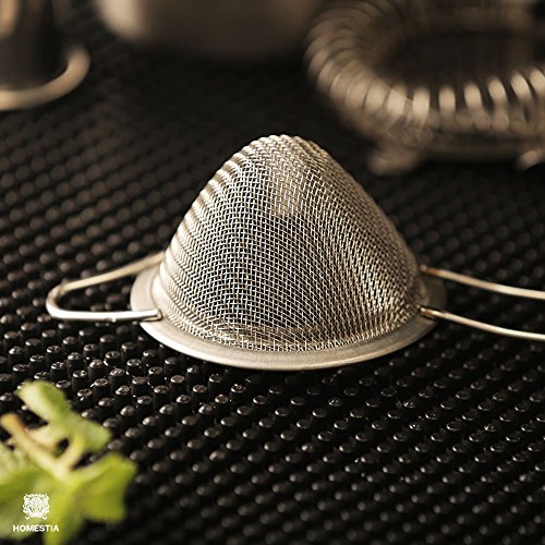 Homestia Cocktail Strainer Stainless Steel Fine Mesh Strainer