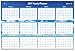 Blue Sky 2017 Laminated Erasable Yearly Wall Calendar, 36