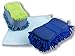 BlizeTec Car Wash Sponge 2 Stylist Microfiber Cleaning Car Scrub Pad and Towel