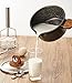 Yzakka 1.5qt Saucepan Stone Earth Nonstick Induction Saucepan Specialty Small Saucepan Cookware Handy Sauce Pans Food Boiler with Glass Lid
