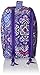 Vera Bradley Women's Cotton Large Blush & Brush Makeup Organizer Case, Lilac Tapestry, One Size