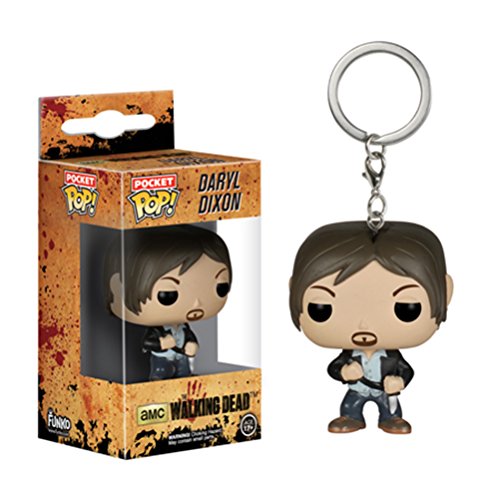 Funko pop keychain: wd - daryl dixon