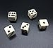 Dice Set with Dice Bag. Real Bone. 5-6d Dice. Handmade. Casino Dice RPG Betting Dice Craps Board Games D&D Backgammon Farkle Bunco Balut Liars Dice Crown & Anchor Golf Dice. Ages 10 and up