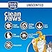 Fresh Step Clean Paws Simply Unscented Clumping Cat Litter, Recommended by Vets - 34.2 Pounds (Package May Vary)