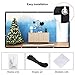 120 Inch Projector Screen, Homemaxs 16:9 HD Foldable Anti-Crease Portable Projector Screen for Home Theater Indoor Outdoor Movie Screen Support Double-Sided Projection