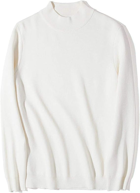 Amazon Co Jp 19モックネックセーターメンズコットンニットメンズプルオーバー秋冬メンズセーター 服 ファッション小物