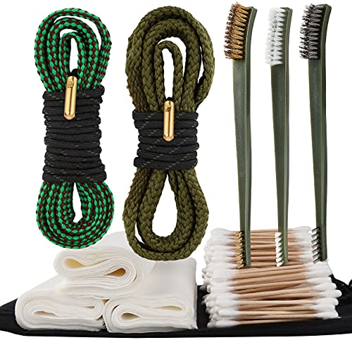 SEBIDER 9mm Bore Snake Universal Gun Cleaning Kits Gun Cleaning Brushes