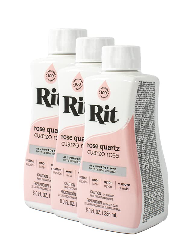 Rit Dye Liquid 236ml Rose Quartz Pack of 3