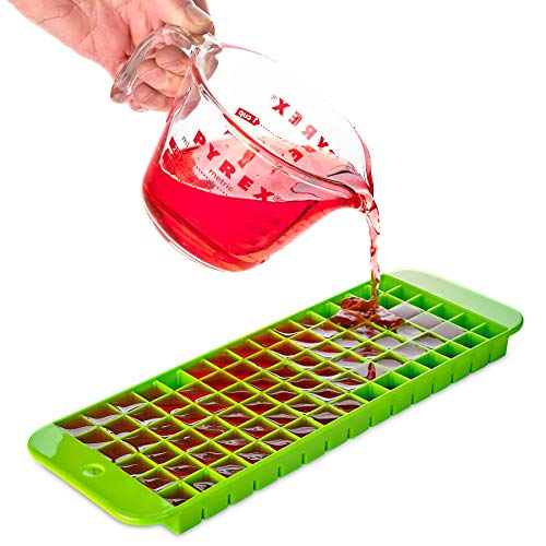 Mini ice cube trays 2 pack 90 square Molds Twist to Release