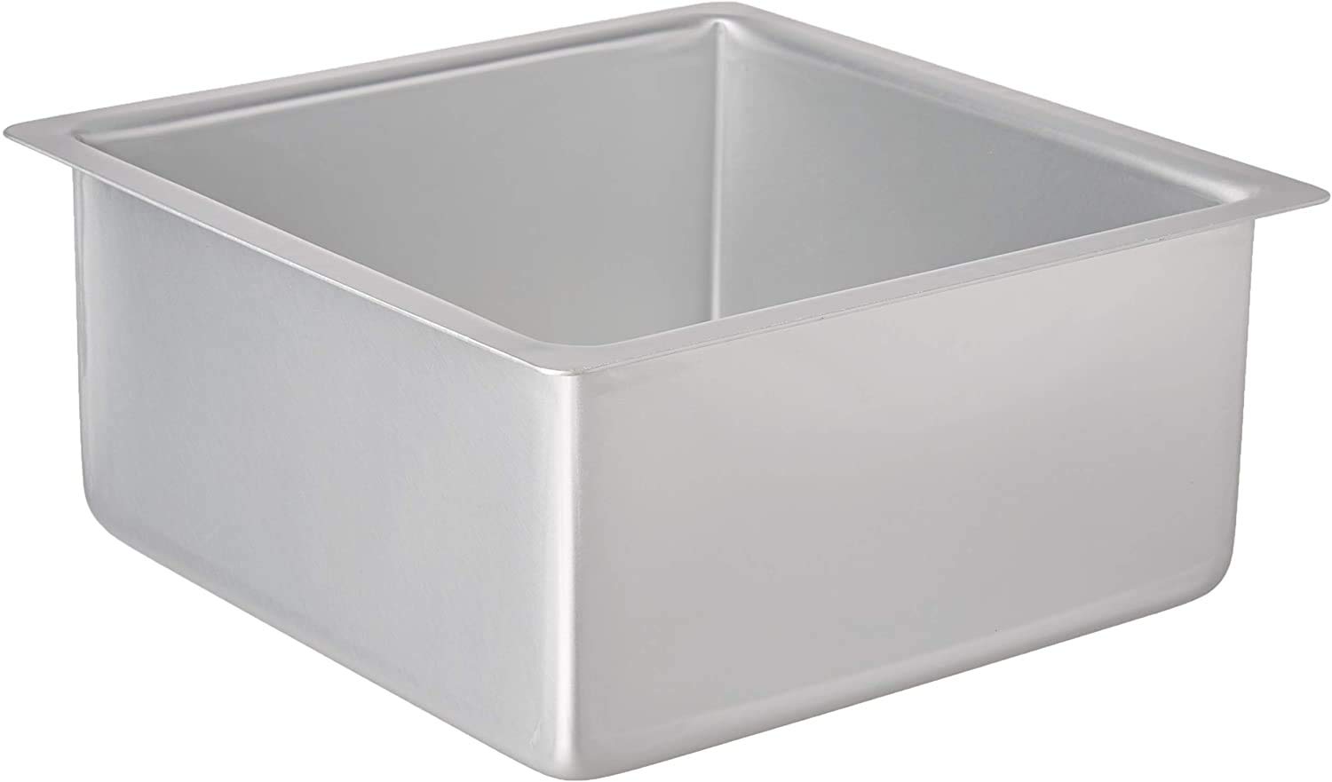 DECORA Square Professional Anodized Aluminium Pan, Silver, 20X20XH10CM — image 1
