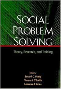 Social problem solving theory research and training pdf image
