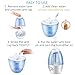Ultrasonic Cool Mist Humidifier - Best Air Humidifiers for Bedroom / Living Room / Baby with Night Light - Whole House Solution - Large 3L Water Tank - Auto Shut Off & Filter-Free - Gift Box, GENIANI