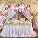 Balloon Arch & Garland Kit - 16Ft Long Pink White Gold Balloons Pack for Girl Birthday Baby Shower Wedding Bachelorette Party Decorations