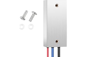 Exqutoo 2.7kw 110V 25A 60Hz Soft Starter, Soft Start Module, Soft Start Relay for Table Saw, Disk Saw, Grooving Machines, Angle Grinders, Cutting Machines etc, Externally Mounted