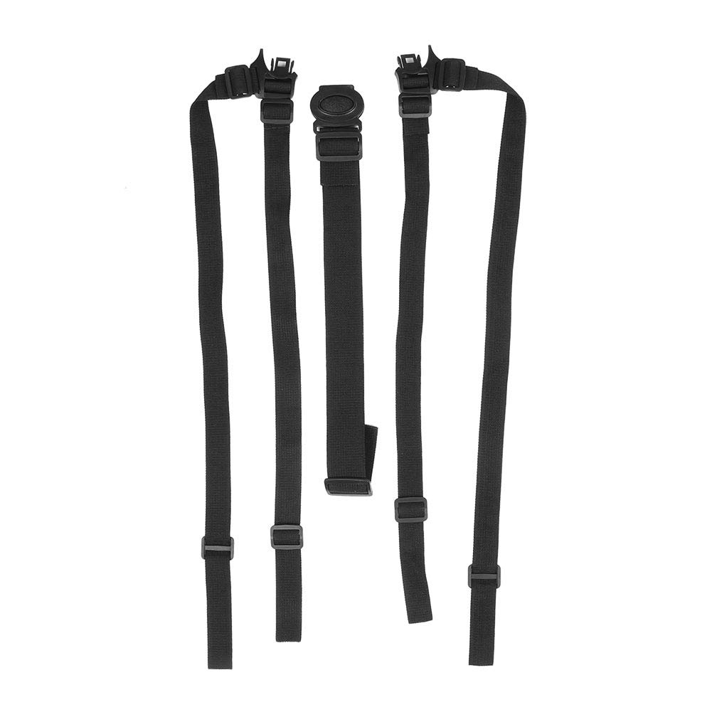 Tnfeeon Universal Baby 5 Point Harness Belt High Chair Safety Belts Harness Stroller Children Pushchair Rotating Adjustable Shoulder Strap Belts Cross Straps for Pram Accessories[Black]