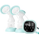 Zomee Z2 Double Electric Breast Pump &ndash; with Expression, Massage, and 2-Phase Modes - Hospital Grade Rechargeable, Portable, Hands Free Wearable Breast Pump