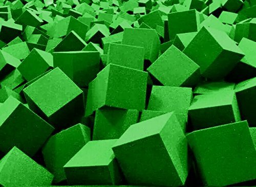 image for Isellfoam Foam Pit Cubes/Blocks 500 pcs. (Lime Green) 6
