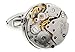 MRCUFF Presentation Gift Box Deluxe Steampunk Watch Vintage Style Pair Cufflinks & Polishing Cloth
