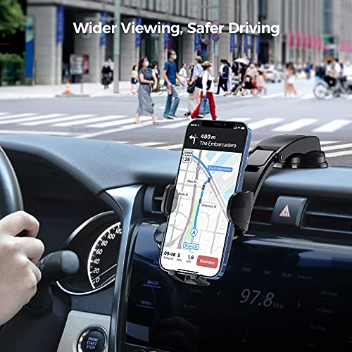 Mpow Car Phone Mount, Dashboard Car Phone Holder with Strong Sticky Gel