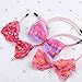 Elcoho 12 Styles Unicorn Bow Headband Unicorn Theme Hair Bows Teeth Comb Hair Hoops Hair Accessories for Girls, 12 Pieces (12 Colors A)