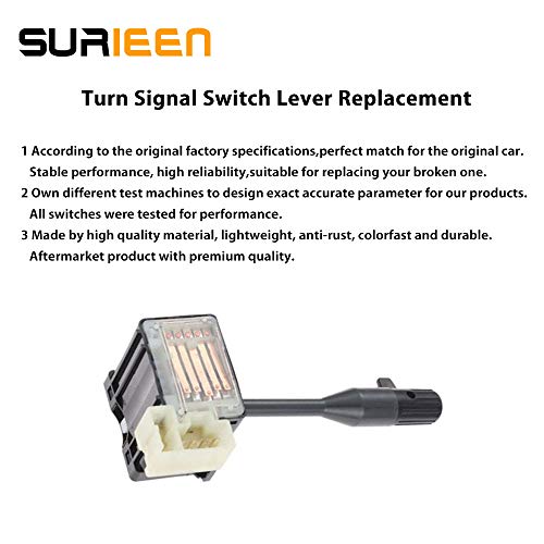 SURIEEN Turn Signal Switch Lever Replacement Fit for Nissan Pathfinder D21 D720 Pickup Sentra Stanza,Car Light Dimmer Accessories 25540-D4500 25540D4500
