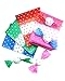 PRALB 400PCS Four Color Lovely Printed Wax Paper for Baking Nougat Candy Wrapping Paper, Chocolate Candy Wrappers, Greaseproof Wax Paper Homemade Candy Wrapper Paper.